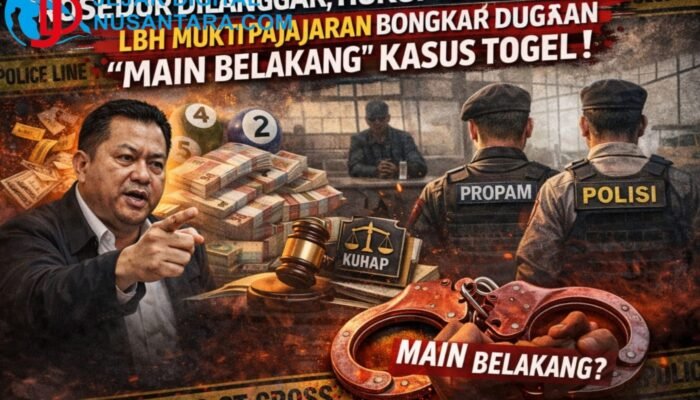 LBH Mukti Pajajaran Bongkar Dugaan Main Belakang Kasus Togel: Prosedur Dilanggar, Hukum Dipertanyakan