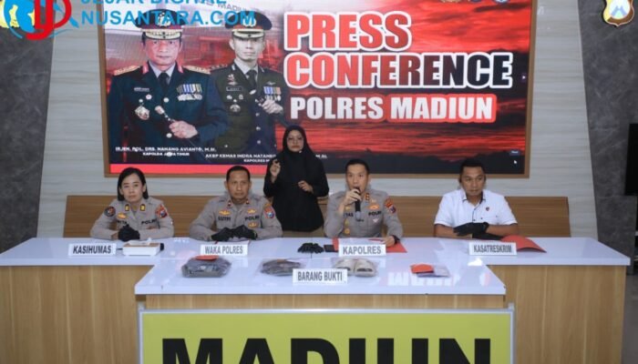 Lalai Tinggalkan Kunci di Motor, Dua Pencuri Lintas Kecamatan Diringkus Polres Madiun