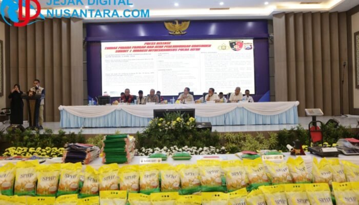 Culas! Polda Jatim Bongkar Pengoplosan Beras SPHP di Probolinggo, Isi Disunat demi Cuan