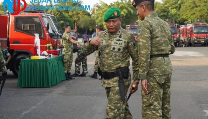 Hadiri Penyerahan 100  Damkar, Danrem 084/BJ Siap Lindungi Masyarakat.