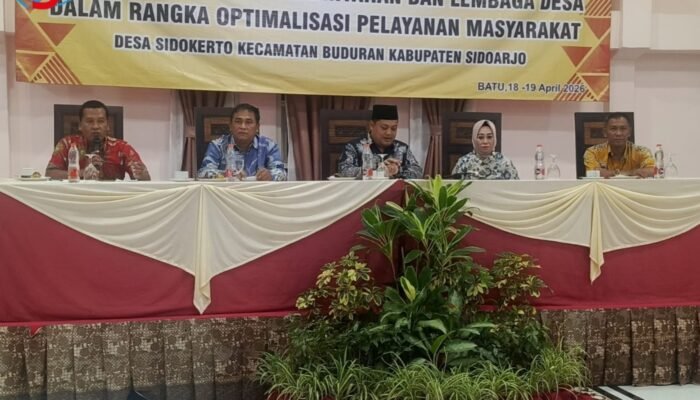 Perkuat Sinergitas, Pemdes Sidokerto Gelar Bimtek Penguatan Layanan Publik di Batu