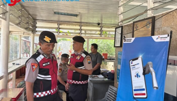 Cegah Penimbunan BBM, Sat Samapta Polres Pamekasan Perketat Pengawasan SPBU