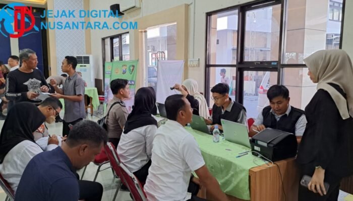 Jaga Performa Pelayanan, 200 Personel Polres Nganjuk Jalani Pemeriksaan Kesehatan Menyeluruh