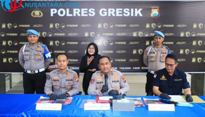Polres Gresik Bongkar Jaringan Sabu Lintas Kota, 68 Gram Barang Bukti Disita