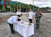 Akselerasi Pembangunan Desa, TMMD ke-128 Resmi Dibuka di Kabupaten Gresik