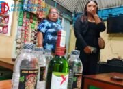 Polsek Kedungkandang Razia Miras Ilegal di Kawasan GOR Ken Arok, 179 Botol Disita