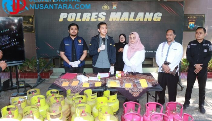 Suntik Elpiji Subsidi ke Tabung 12 Kg, Sindikat Pengoplos di Kepanjen Diringkus Polres Malang