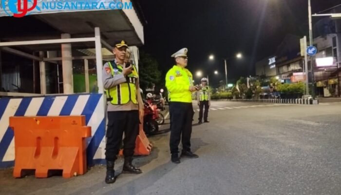 Cegah Balap Liar dan Kriminalitas, Polres Kediri Kota Terjunkan Patroli Skala Besar Hingga Dini Hari