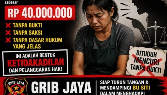 GRIB Jaya Sidoarjo Pasang Badan, Kecam Dugaan Kriminalisasi ART Atas Tuduhan Pencurian Tanpa Bukti