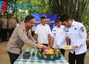 Wujudkan Harapan Warga, Kapolres dan Bupati Tuban Resmikan Jembatan Merah Putih di Bangilan