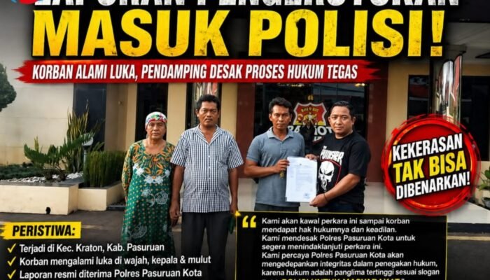 Dikeroyok Perkara Pecahan Genteng, Warga Kraton Pasuruan Lapor Polisi; Ibu Korban Turut Dipukul