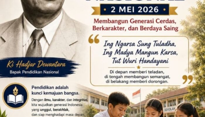 Hardiknas 2026, Membangun Generasi Cerdas dan Berintegritas demi Indonesia Maju