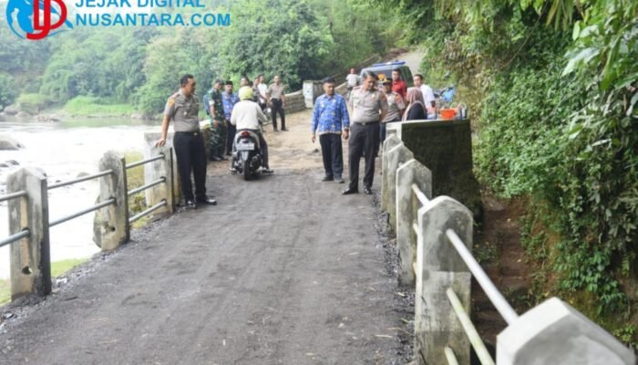 Sinergi Polri dan Pemkab, Polres Bondowoso Bangun Jembatan Merah Putih Presisi di 7 Kecamatan