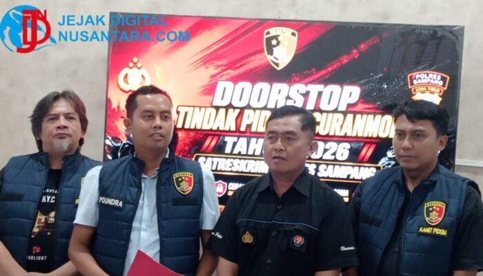 Tim Resmob Polres Sampang Gulung Komplotan Spesialis Curanmor Sreseh, 4 Pelaku Berhasil Diringkus