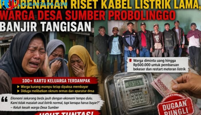 Warga Desa Sumber Menangis, Diduga Jadi Korban Pungli Berkedok Perbaikan Kabel PLN