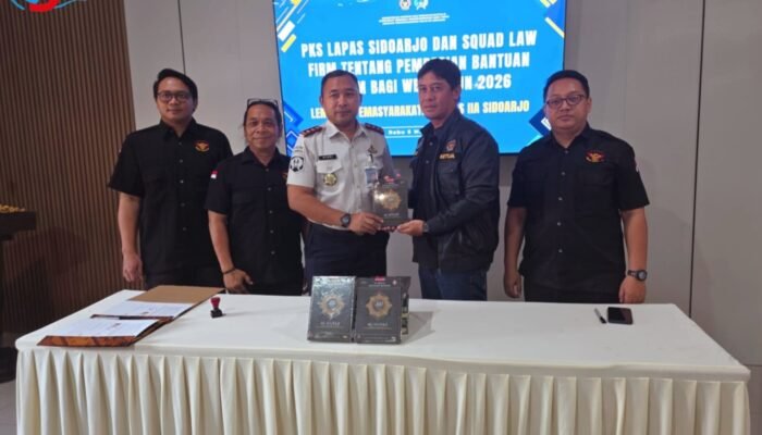 Sinergi Pembinaan, DPW Squad Nusantara Jatim Sambangi Lapas Sidoarjo dan Rutan Medaeng