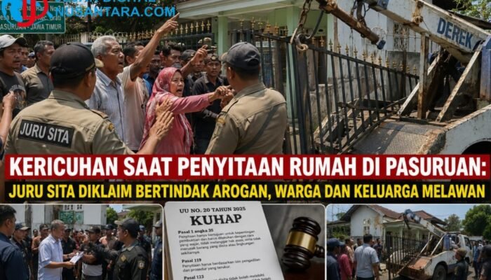 Eksekusi Pengosongan Rumah di Grati Ricuh, Juru Sita Dinilai Arogan