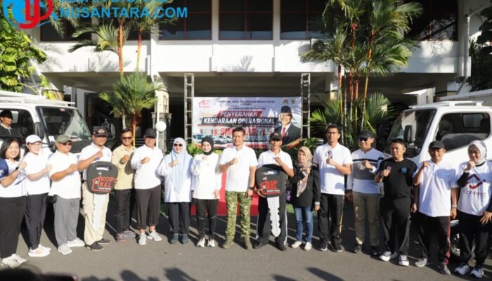 Perkuat Ekonomi Kerakyatan, Wakapolres Kediri Kota Hadiri Peluncuran Armada Koperasi Desa/Kelurahan Merah Putih