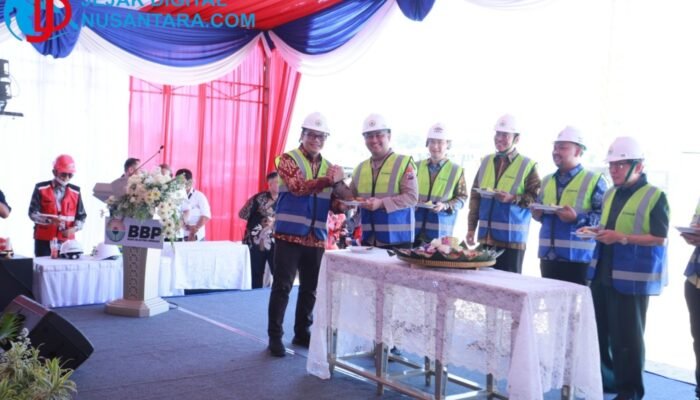 Perkuat Ketahanan Pangan dan Hilirisasi, Pabrik Nitrat PT Bara Blasting Perkasa Resmi Dibangun di Gresik