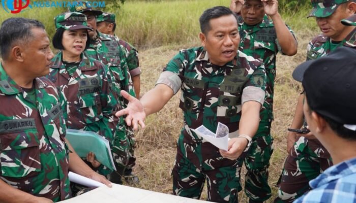 Danrem Tinjau Lokasi Pembangunan BTP, Warga  Sambut Asa Baru untuk Kemajuan Desa