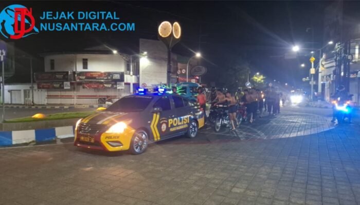 Gempur Balap Liar dan Miras, Polres Pasuruan Kota Amankan 14 Motor dalam Patroli Skala Besar