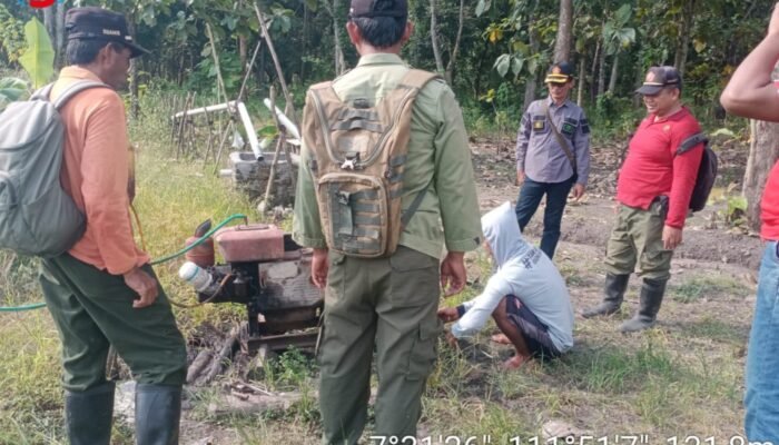 Ilegal di Kawasan Hutan, Perhutani KPH Nganjuk Bongkar Sejumlah Sumur Bor