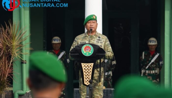 Danrem Pimpin Upacara 17-an, Tekankan Disiplin dan Soliditas Prajurit