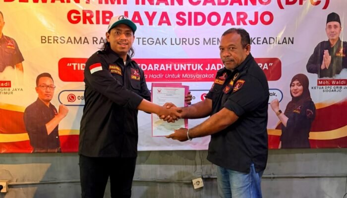Perkuat Lini Hukum, GRIB JAYA DPC Sidoarjo Resmi Tunjuk Bramada Pratama Putra Sebagai Advokat Organisasi