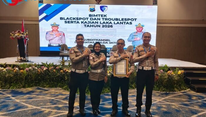 Satlantas Polres Gresik Raih Juara 1 dalam Video Rampcheck se- Jawa Timur