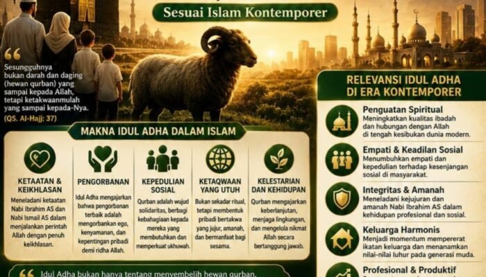 Menembus Batas Ritual, Memaknai Esensi Ketaatan dan Kemanusiaan di Hari Raya Iduladha 1447 H