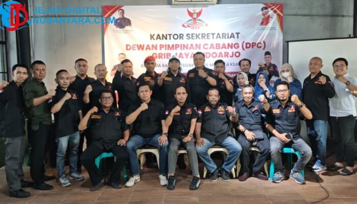 Resmi Jabat Sekretaris GRIB JAYA Sidoarjo, Hartono Komitmen Tertibkan Administrasi 