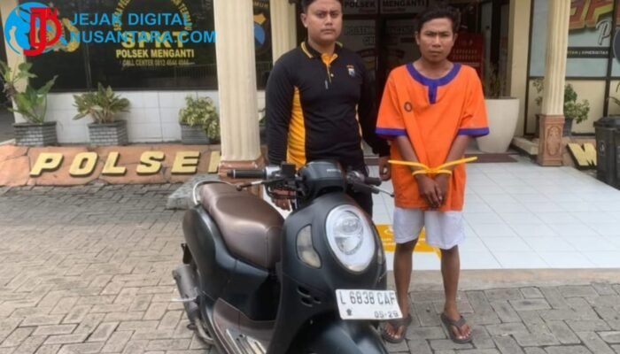 Gerak Cepat Kurang dari 24 Jam, Polsek Menganti Ringkus Begal Sadis yang Sasar Driver Ojol