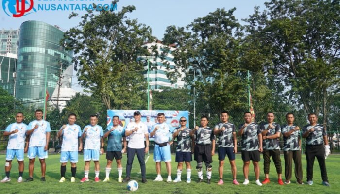 Laga Sengit Kodam vs Korem Berakhir Imbang, Danrem Bersinar Dengan 2 Gol