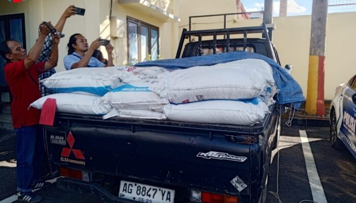 Polres Tulungagung Bongkar Sindikat Pupuk Ilegal Asal Gresik, Merek Poska Palsu Kelabuhi Petani