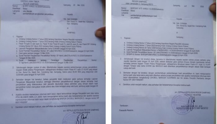 SP3 Kasus Penganiayaan Sunama di Polres Sampang Menuai Sorotan, Dinilai Penuh Kejanggalan