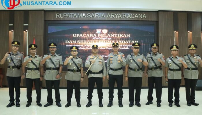 Regenerasi di Polres Gresik: Kapolres Pimpin Sertijab PJU dan Kapolsek Jajaran