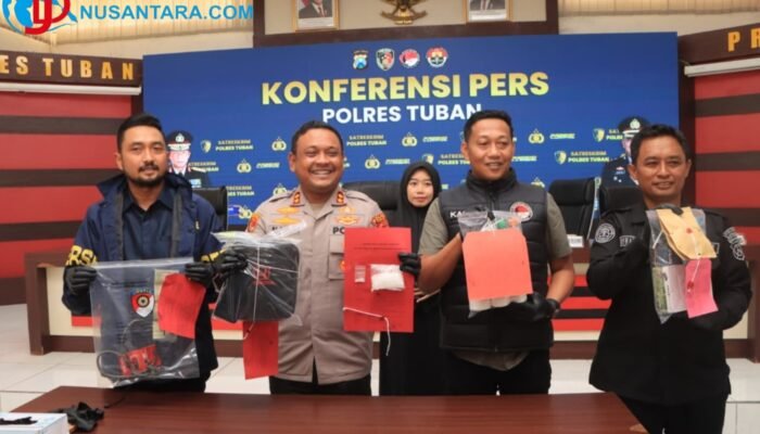 Polres Tuban Gulung Jaringan Narkoba Lokal, Sita Ratusan Gram Sabu dan Ribuan Pil Terlarang