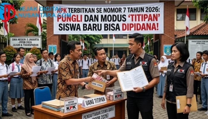 KPK Terbitkan SE Nomor 7 Tahun 2026: Pungli dan Modus ‘Titipan’ Siswa Baru Bisa Dipidana!