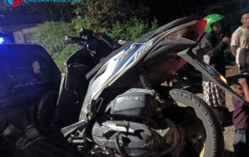 Kecelakaan Maut di Omben Sampang: Pemotor Tewas Usai Tabrak Mobil Feroza yang Mogok