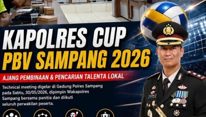Gali Potensi Lokal, 47 Tim Siap Berlaga di Kapolres Cup PBV Sampang 2026 Tanpa Pemain Luar Daerah