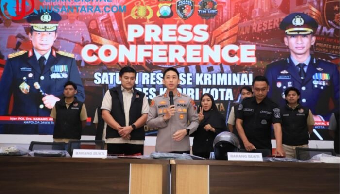 Beraksi di 13 TKP Lintas Daerah, Spesialis Pecah Kaca Mobil Diringkus Polres Kediri Kota