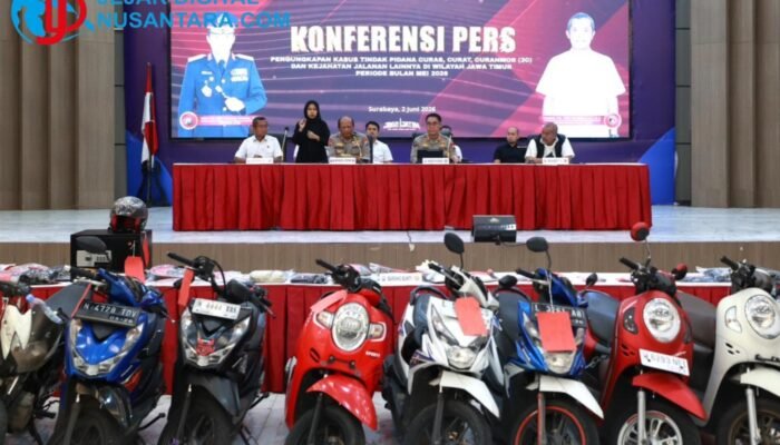 Polda Jatim Ungkap 320 Kasus 3C dan Kejahatan Jalanan Selama Mei 2026