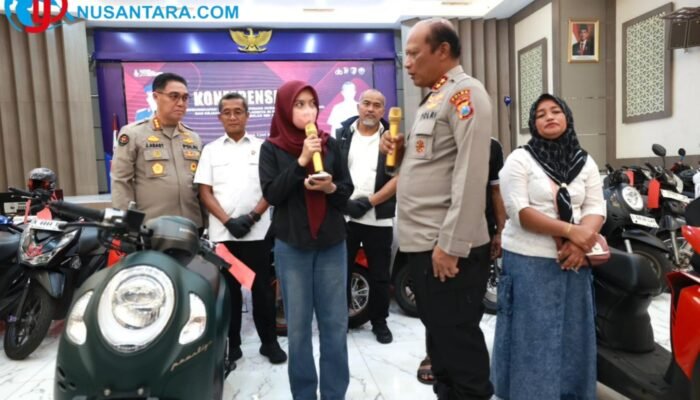 Polda Jatim Ungkap Kasus 3C: Puluhan Motor Korban Curanmor dan Begal Dikembalikan Gratis