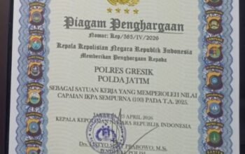 Polres Gresik Borong Penghargaan Kapolri dan DJPb Jatim, Bukti Tata Kelola Keuangan Profesional