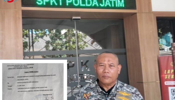 Buntut Penahanan Ijazah Siswa Selama 5 Tahun, FPPI Sidoarjo Resmi Laporkan Pihak Sekolah ke Polda Jatim
