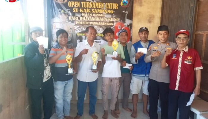 Meriahkan Hari Bhayangkara ke-80, Polsek Pangarengan Sukses Gelar Turnamen Catur Cup 2026