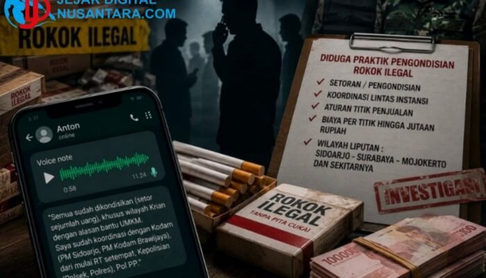 Dugaan Adanya Setoran Jutaan Rupiah, Voice Note Skandal Rokok Ilegal di Sidoarjo-Mojokerto Bocor
