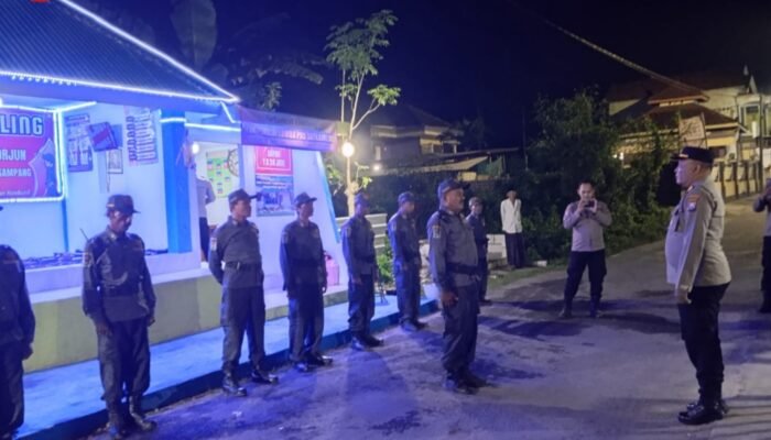 Wakili Kecamatan, Pos Satkamling Desa Torjun Dinilai Tim Kabupaten Sampang