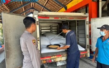 Sokong Ketahanan Pangan, Polres Pelabuhan Tanjung Perak Kawal Distribusi 1 Ton Jagung Petani ke Bulog