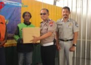 Memperingati HUT Bhayangkara ke-80, Satlantas Polres Gresik Gandeng Ojol Kampanyekan Safety Riding dan Kamtibmas